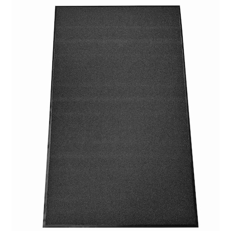 Crown Matting Technologies Wiper Mat, Polypropylene, 5/16" Thick, Black, 3' W x 6' L AU 0036BK